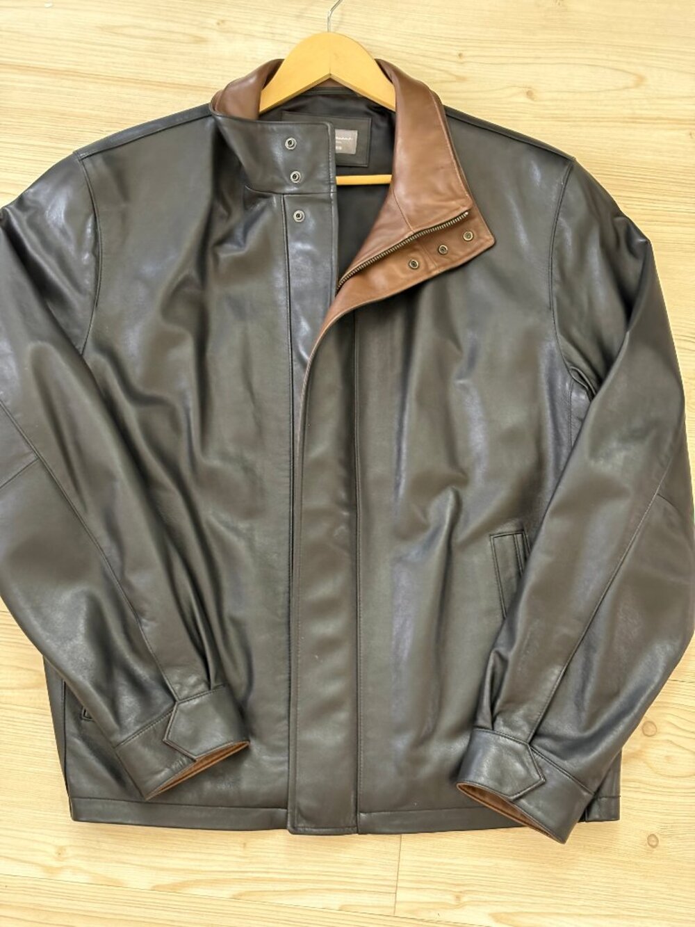 Luxury Daniel Cremieux Lambkin Leather Jacket L
